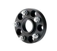Distanziali Mozzi Distanziali ruota neri per VW Per Golf PCD 5x112 CB 57.1 M14x1.5 in alluminio forgiato 2003-2025 adattatore per 2 pezzi(Black 25mm 2PC)