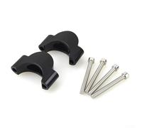 Distanziali per manubrio della bicicletta realizzati in lega di alluminio per 31 8 mm di diametro per manubri TT con viti M5 per regolazione dell'altezza (20 mm)