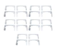 Distanziali per Placche Elettriche 20 Pezzi, Piastre di Livellamento in Acciaio Zincato 4,2x2,2 pollici - Ripara e Fissa Prese a Muro, Resistenti e Facili da Installare per Uso