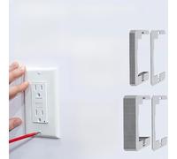 Distanziali per prese elettriche e interruttori, 10 x 5,6 cm, in metallo zincato, kit distanziale per presa da 10 o 20 pezzi per confezione