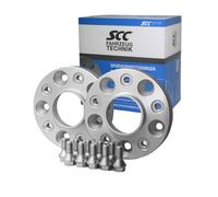 Distanziali SCC per Audi 50mm 2x25mm 5x112 M14x1,5 Spurplatte Argento