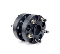 Distanziali per Ruote Compatibile Con Tesla Per Model 3 Per Y 2 Pezzi 18/20/25/30/40 Mm PCD 5x114, CB 64,1 Distanziali Ruota Adattatore M14x1,5(2PCS 25mm Black)