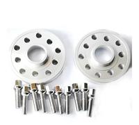 Distanziali Per Ruote Per VW Per Golf Per Bora Per Polo Per Jetta Kit Distanziali Forgiati Con Centro Al Mozzi, 5x100 E 5x112, 57,1 Mm Distanziali Per Mozzi Ruota(Silver 2PCS)