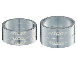 Distanziali per serie sterzo ritchey classic 29mm 2x10mm 3x5mm argento