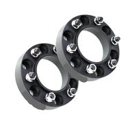 Distanziali Ruota Adattatore distanziale per ruote auto in alluminio 2 pezzi 6x139,7 100,1 12 * 1,5 per King per Kong(2PCS Black 35mm)