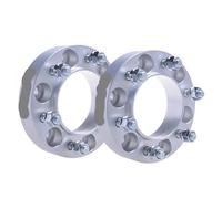 Distanziali Ruota Adattatore distanziale per ruote auto in alluminio 2 pezzi 6x139,7 100,1 12 * 1,5 per King per Kong(2PCS Silver 38mm)