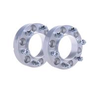 Distanziali Ruota Adattatore distanziale per ruote auto in alluminio 2 pezzi 6x139,7 100,1 12 * 1,5 per King Kong(2PCS Silver 38mm)