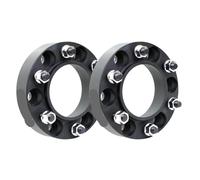Distanziali Ruota Adattatore distanziale per ruote auto in alluminio 2 pezzi 6x139,7 100,1 12 * 1,5 per King per Kong(2PCS Black 30mm)