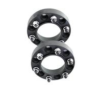 Distanziali Ruota Adattatore distanziale per ruote auto in alluminio 2 pezzi 6x139,7 100,1 12 * 1,5 per King Kong(2PCS Black 38mm)