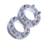 Distanziali Ruota Adattatore distanziale per ruote auto in alluminio 2 pezzi 6x139,7 100,1 12 * 1,5 per King per Kong(2PCS Silver 30mm)
