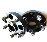 Distanziali Ruota Auto Per Jeep Per Compass Per Patriot Per Dodge Per Ford 2018 5x114.3 | CB 67.1MM Pneumatico Flangia Allargata Distanziale Ruota Auto Forgiato Distanziatori Ruote(30mm Black)