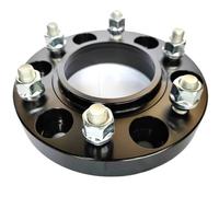 Distanziali Ruota Per Toyota Per Hilux Per Vigo 2013 2 Pezzi 6x139,7|6x5,5"|4,18 Pollici 106,1 Mm CB O 30 Mm Di Spessore Distanziali Per Ruote 6 Prigionieri Distanziali per Cerchi(Silver,25mm)