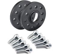 Distanziali Ruote 2PCS 15mm Auto Ruota Spacer 5 * 112/5 * 100 Spessori Alluminio Forgiato Pneumatico Hub Distanziatori Spessori STUD Distanziatori Per Ruote(Nero,Cone bolt)