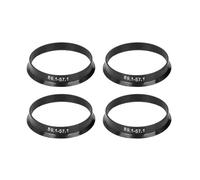 Distanziali Ruote 4 Pezzi Anello Centrale Per Mozzo Ruota Universale Per Auto Parti Per Cerchioni 59.1-56.1 59.1-57.1mm Anello Centrale Mozzo Ruota Plastica ABS Nera Adattatore Distanziale Ruota(59.1-