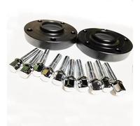 Distanziali Ruote Auto Per A1 15 mm 0,59"/0,59 pollici 2 pezzi 5x100 57,1 Hub Centric con bulloni ruota a forma di sfera 14X1,5 Distanziali Ruota(Nero)