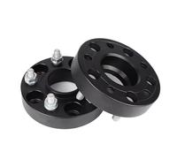 Distanziali ruote auto Per Fiat 500X 2014-2025 2 Pezzi Adattatore Distanziale Ruota 15-50 Mm PCD 5x110 CB 65,1 Mm(2Piece 15MM 12x1.25)