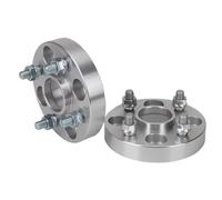 Distanziali ruote auto Per Mazda 2 Per Mazda 3 2 Pezzi PCD M12x1,5 4x100 Foro Centrale 54,1 Mm Adattatore Distanziali Forgiati Per Ruote(2Piece 50mm Silver)