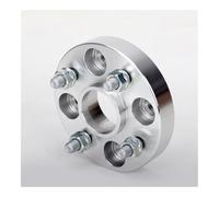 Distanziali Ruote Auto Per VW Per Polo Per Jetta/Golf/UP/Santana 2 Pezzi 20/25/30/35 Mm PCD 4x100 CB 57,1 Mm Adattatore Distanziale Ruota 4 Fori M12x1,5(2PCS 25mm Silver)