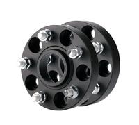 distanziali ruote Compatibile con BMW 2 pezzi PCD 5x112 CB 66,6 mm Adattatore distanziale ruota M14x1,5 in lega di alluminio forgiato Spessori di ricambio(2PCS 25MM black)
