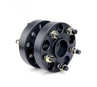 Distanziali ruote per auto Adattatori distanziali ruota 2 pezzi 15/20/25/30/35/40/45/50mm per PCD da 5x108 a 5x98 5x100 5x110 5x112 5x114.3 5x120 5x127(2PCS 25mm Black)