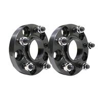 Distanziali Ruote Per Land Per Rover Per Defender Per Discovery 3 4 5 LR3 LR4 Per La Gamma Per Lo Sport 2PCS PCD 5x120 CB 72.6 Ruota Spacer Adattatore(Black spacer 25mm)
