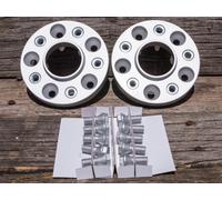 Distanziali SCC per Mercedes 40mm 2x20mm 5x130 M14x1,5 Spurplatte Argento