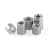 Distanziali tondi cavi senza filettatura, set di 10 guarnizioni for boccole in alluminio M6 M8 M10, rondelle piatte -(M10 10PCS T 8mm)