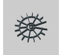 DISTANZIATORE CIRCOLARE PER CASSERO H 15 mm Ø tondino 4-8 mm (Pz.1000)