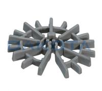 Distanziatore circolare per tondo da dm. 4 a 8 mm altez 20 mm conf. 1000 pz