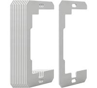 Distanziatore da Parete Coperture per Riparazione in Acciaio | Design ad Incasso Supporto for Installazione Rapida Robusta Struttura Sottile Leggero Finitura(20 piece per set)