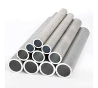 Distanziatore di fissaggio, 2 tubi in alluminio, spessore 3 mm, diametro esterno 12-120, tubo in lega 6063 dritto e tondo, lunghezza 500(OD 55 x ID 49mm)