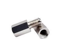 Distanziatore esagonale for PCB M2 M2,5 M3 M4 M5 M6 M8 in acciaio inossidabile, maschio femmina, perno filettato for rack, colonna, vite distanziatrice(18mm (10pcs),M2.5 (Thread 4mm))
