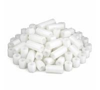 Distanziatore esagonale in nylon bianco da 100 pezzi, distanziatore a doppio passaggio M2.5, lunghezza 5-12 mm for telai meccanici e progetti hardware(M2.5x10mm)