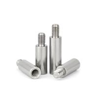 Distanziatore for PCB rotondo M2 M2.5 M3 M4 M5 M6 M8 M10 in acciaio inossidabile 304 filettato maschio-femmina a colonna a testa singola(M6x90mm-8mm(1pcs))