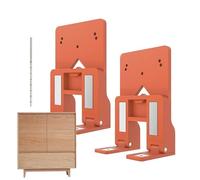 Distanziatore magnetico per cerniera - Strumento di allineamento dello spazio in 2 pezzi per la porta 'armadio, spazio uniforme di 2,6 mm, facile installazione della cerniera Allineamento rapido p