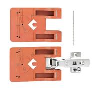 Distanziatore magnetico per cerniere per armadietti, guida di montaggio per | L'hardware ABS ad alta resistenza semplifica l'allineamento dell'armadio. La guida magnetica a due pezzi offre un