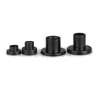 Distanziatore rotondo in lega di alluminio, rondelle piatte in acciaio inossidabile, 5/10/20/50/100 pezzi, guarnizione for transistor in nylon con vite, rondella in plastica a T tipo Step