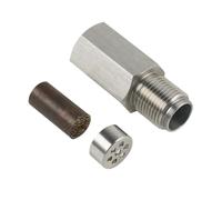 Distanziatore sensore O2, adattatore ossigeno, mini convertitore catalitico, riparazione spia motore auto(M18x1.5-45MM)