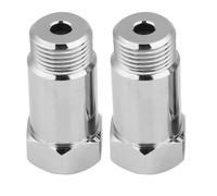 Distanziatore Sensore O2 da 2 Pezzi, Prolunga Sensore O2 da 45 Mm, Universale, Aumenta la Distanza del Sensore O2 per la Maggior Parte dei Veicoli con Passo Filettatura M18 * 1,5.