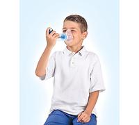 Distanziatore Zeffiro Pro Line, Camera d’Inalazione Antistatica per Spray Predosati. Per una Migliore Inalazione dei Farmaci, con Cross Valve Technology: senza BPA, Lattice e PVC