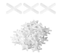 Distanziatori a croce in plastica, distanziatori per piastrelle, 3 mm, in plastica, uno strumento per un posizionamento preciso durante la posa di piastrelle da parete e da pavimento, 500 articoli