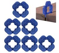 Distanziatori compositi per lame da terrazza | 6 distanziatori per lame da terrazza con 4 diversi spessori - Kit di punteggiatura preciso per giardino, terrazza garage, balcone, capanno da