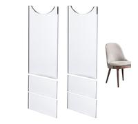 Distanziatori da parete per divano, 2 pezzi, in acrilico trasparente, distanziatori per mobili, letto, tavolo, armadio, soggiorno e camera da letto