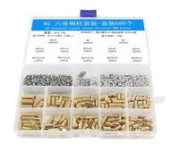distanziatori e separatori, separatori PCB | 680 viti esagonali in lega M3,Kit assortimento di dadi a vite, separatori per circuiti stampati, separatori per scheda madre e viti pa