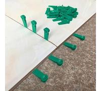 Distanziatori essenziali per piastrelle in plastica per un posizionamento accurato in progetti di pareti e pavimenti, 100 pezzi