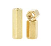 Distanziatori for scheda madre in ottone, distanziatori for perni esagonali for rack di schede, viti, pilastri femmina in rame, bulloni M3 M4 Spacer(17mm (20Pcs),M3)