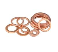 Distanziatori in acciaio inossidabile con rondella metallica, guarnizione in rame, piatta for orologio marino, M5M6M8M10M12, for vite in metallo di, M14*20 * 1 [90 pezzi](M16*20 * 2.0 [90pcs])