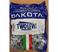 Distanziatori Livellanti Two Level 1,5 mm Confezione 250 pz - Dakota