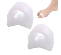Distanziatori per dita dei piedi, separatore e allineamento alluce correttore di cipolla ad anello confortevole, separatore per dita in silicone ultra morbido ed efficace per sovrapposizione contorta