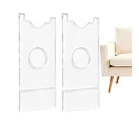 Distanziatori per divano, set di 2 pezzi in acrilico trasparente antigraffio - sotto il bloccante come protezione per mobili | Per testiera armadio tavolo casa hotel commerciale